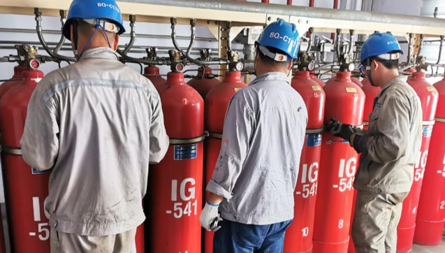 關(guān)于ig541氣體滅火系統(tǒng)組件安裝要求